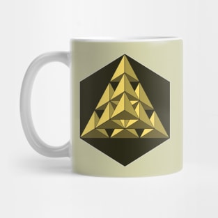 Gold Triangles 3 Mug